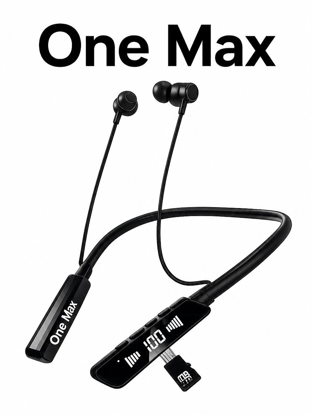 ONE MAX Wireless Neckband (ENC Noise Reduction)