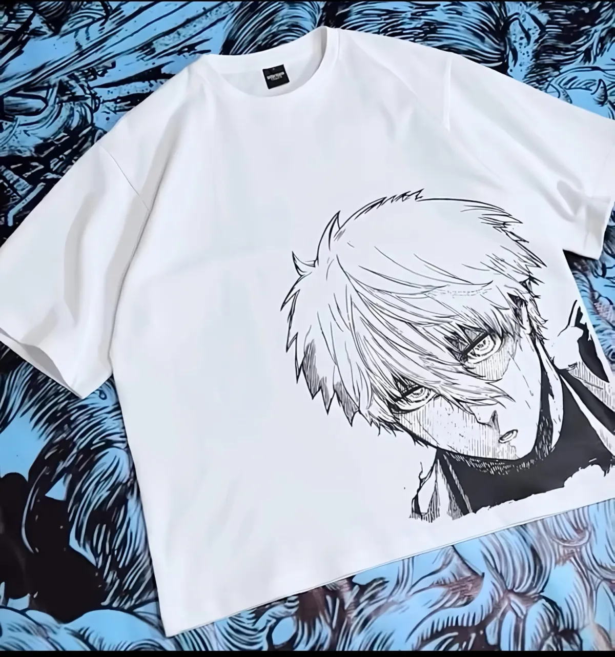 Blue Lock Isagi Yoichi Anime Graphic Print Oversized T-Shirt