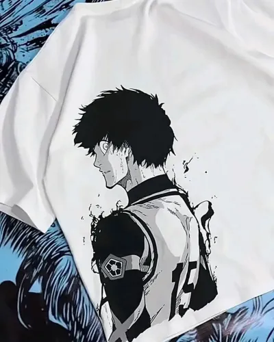 Isagi Yoichi "Egoist Aura" Blue Lock Anime Oversized T-Shirt_img_0
