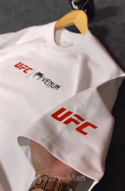 Venum x UFC Combat Sports Graphic Oversized T-Shirt- White_img_1