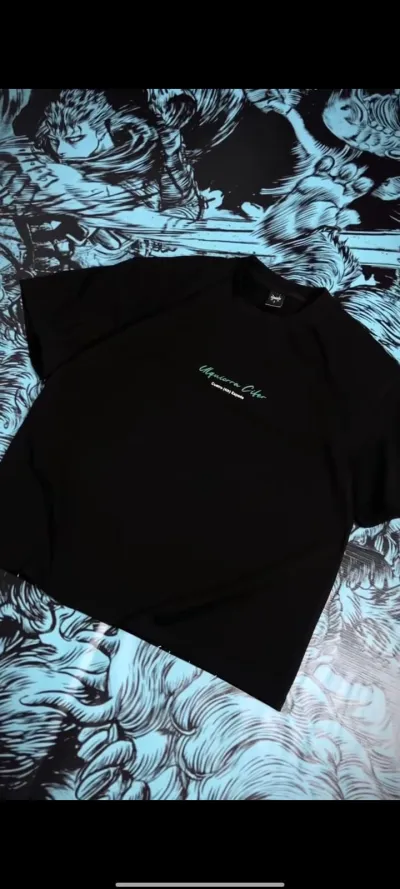 Ulquiorra Cifer "Heart" Bleach Anime Oversized T-Shirt - Black_img_1
