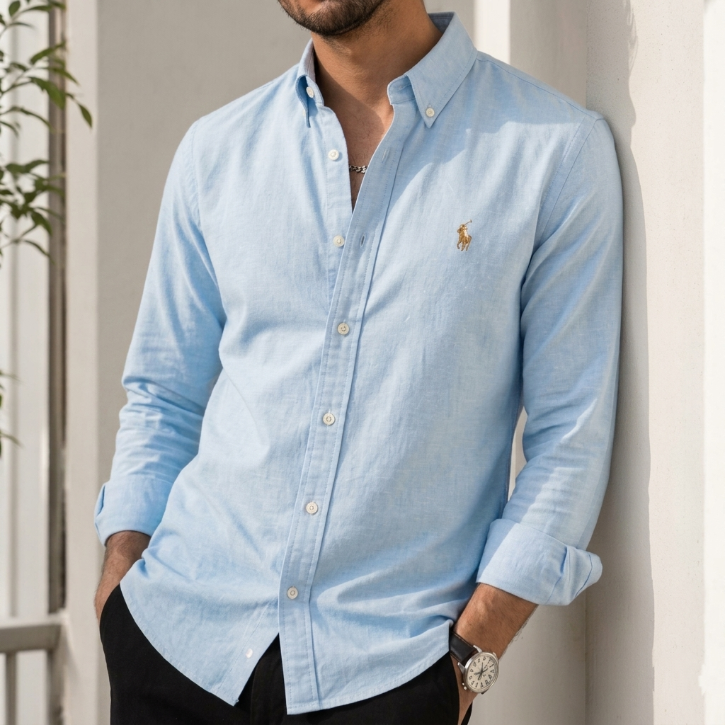 Light Sky Blue Color Ralph Lauren Polo Shirts