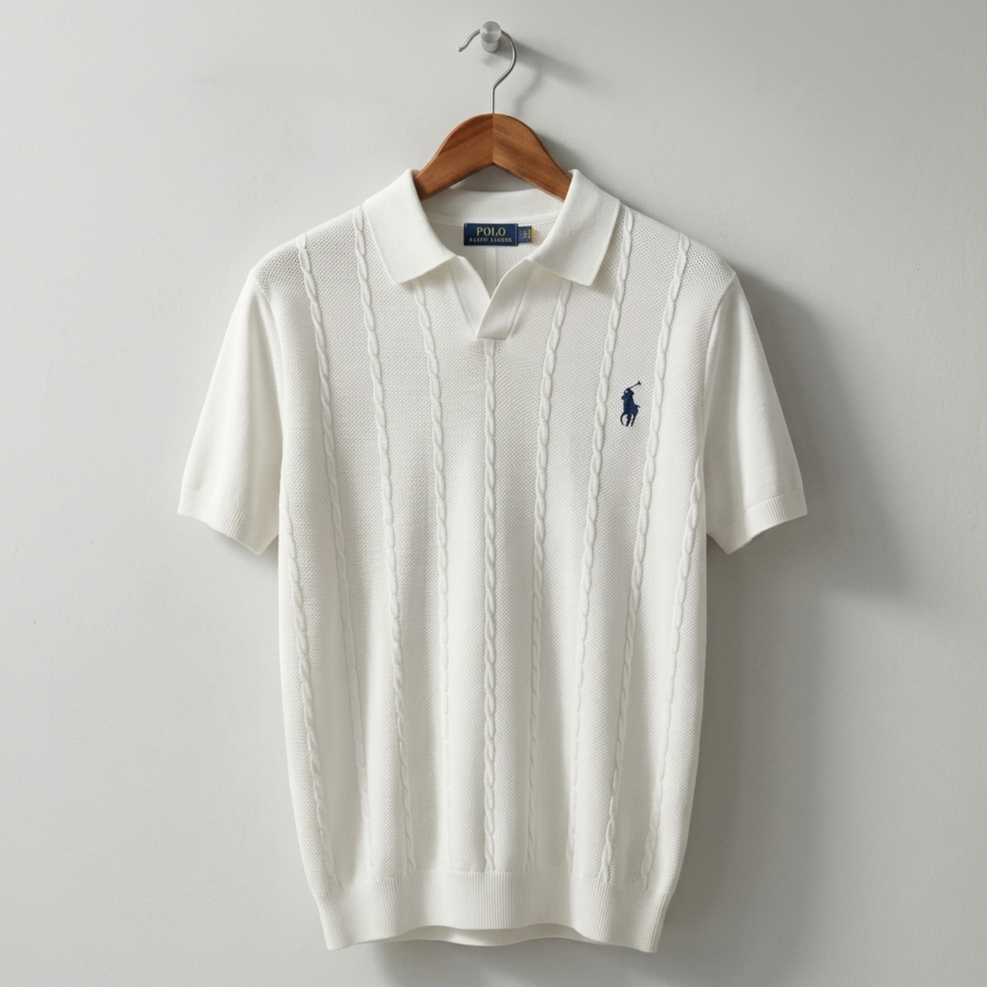 WHITE CABLE POLO