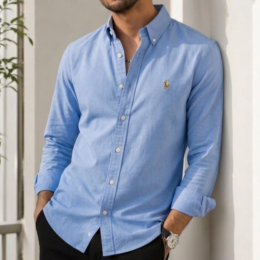 Sky Blue Color Ralph Lauren Polo Shirts