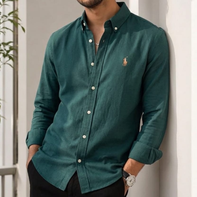 Bottle Green Ralph Lauren Polo Shirt