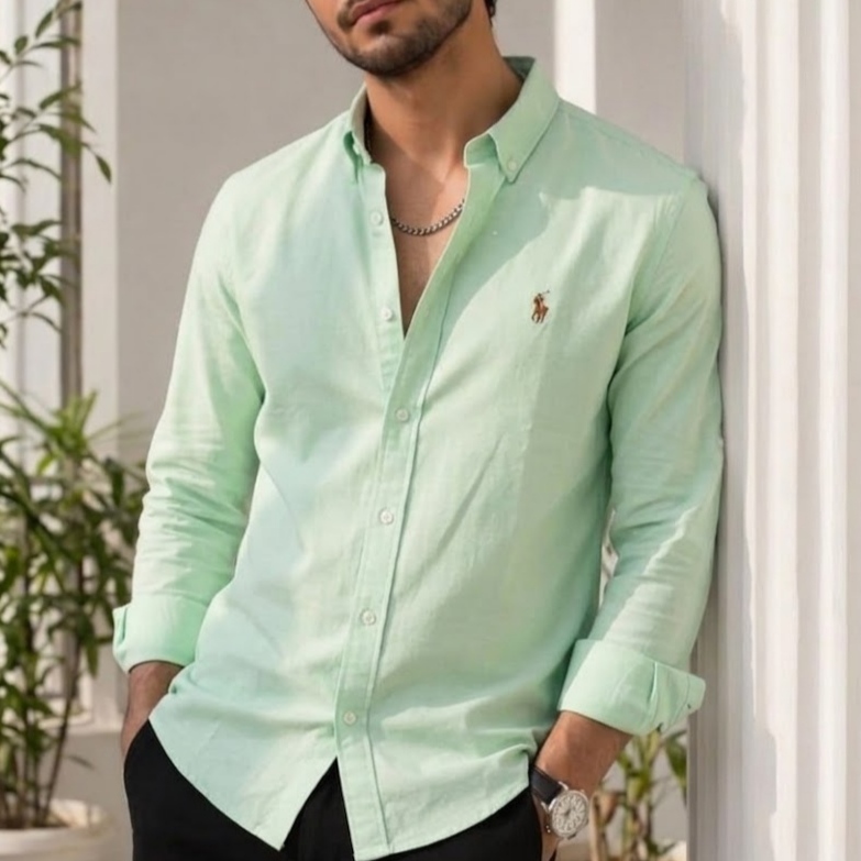 Mint Green Color Ralph Lauren Polo Shirt