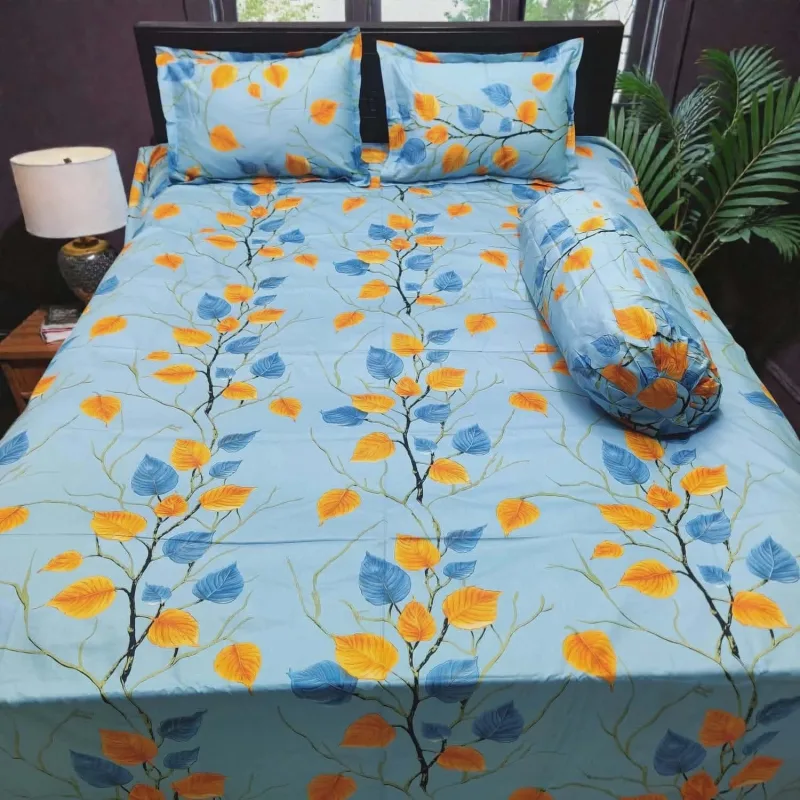 7/8 Feet Premium Twill Cotton Bedsheet