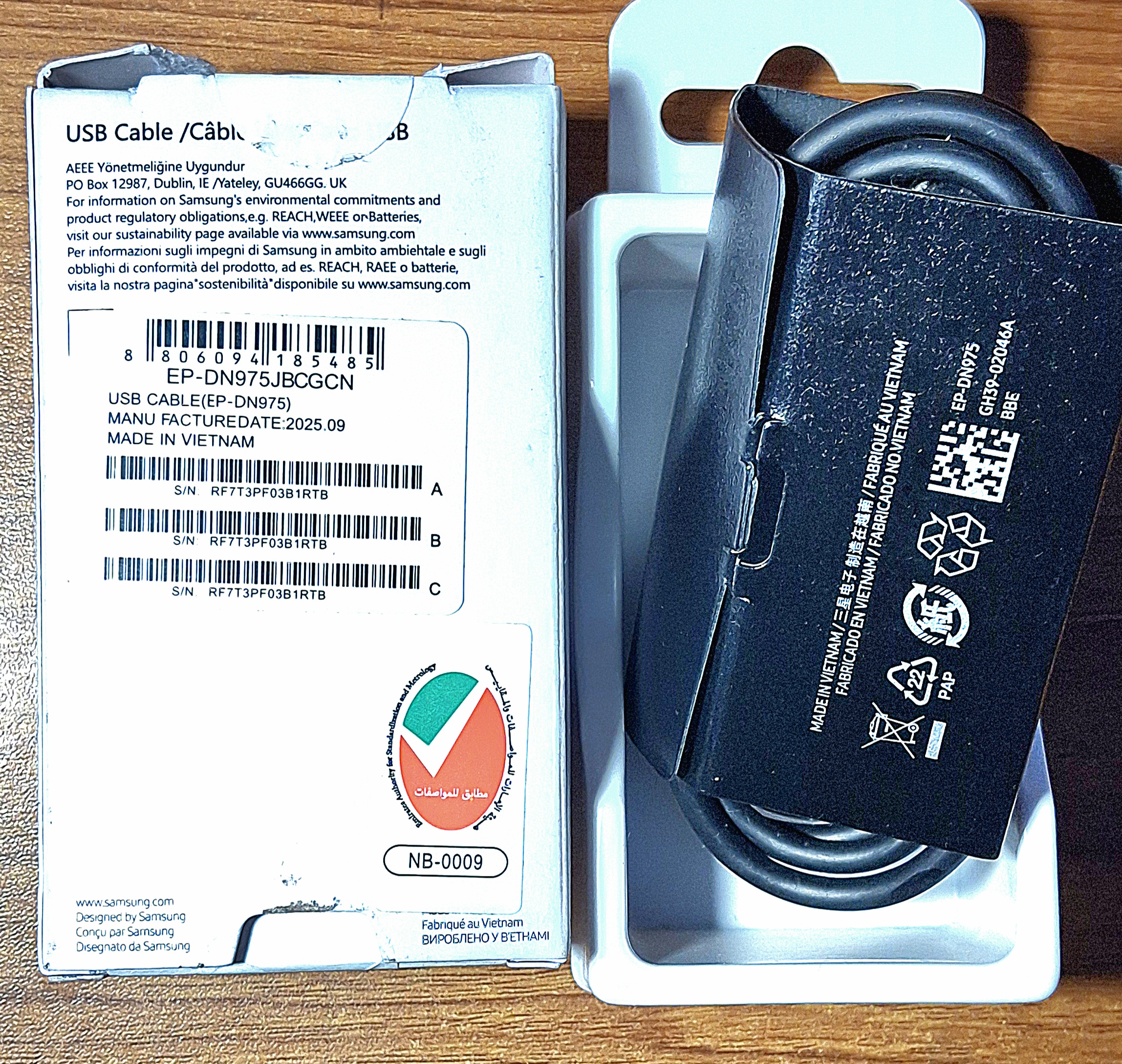 Samsung USB-C to USB-C cable 1m length.(original)_img_2