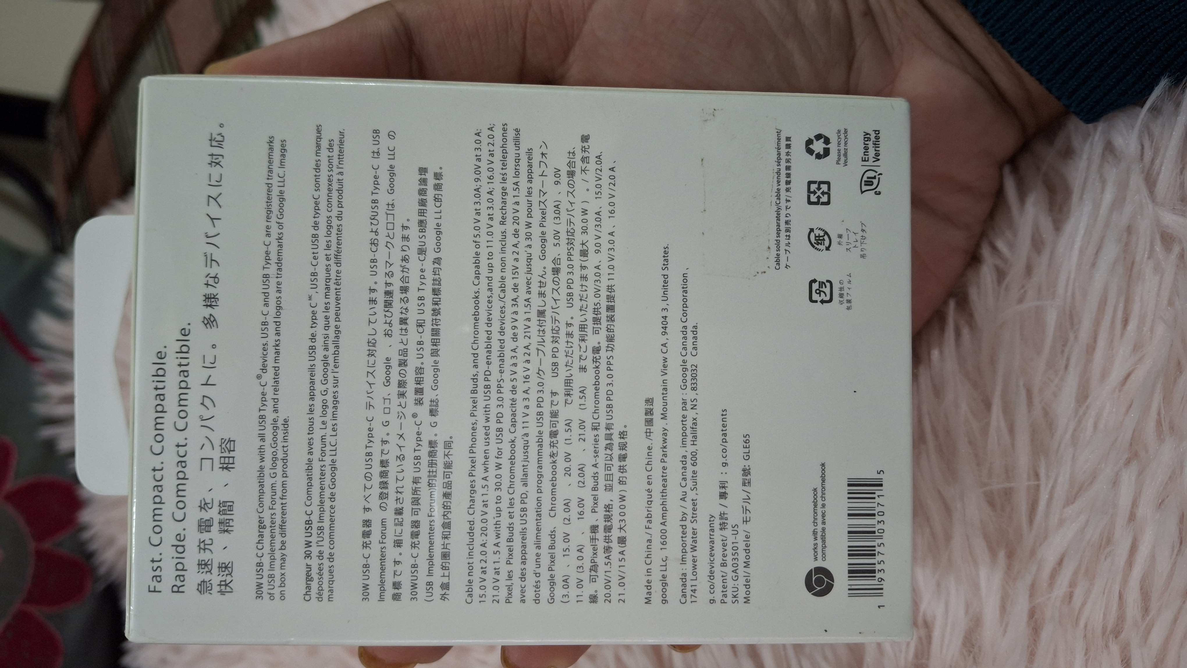 30W USB-C Fast Charger for Google Pixel_img_5