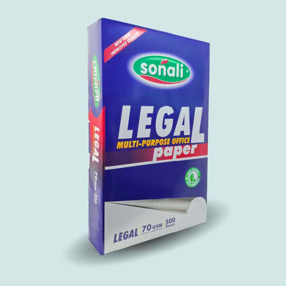 Sonali Legal Size Paper 70 GSM- (500 Sheet)