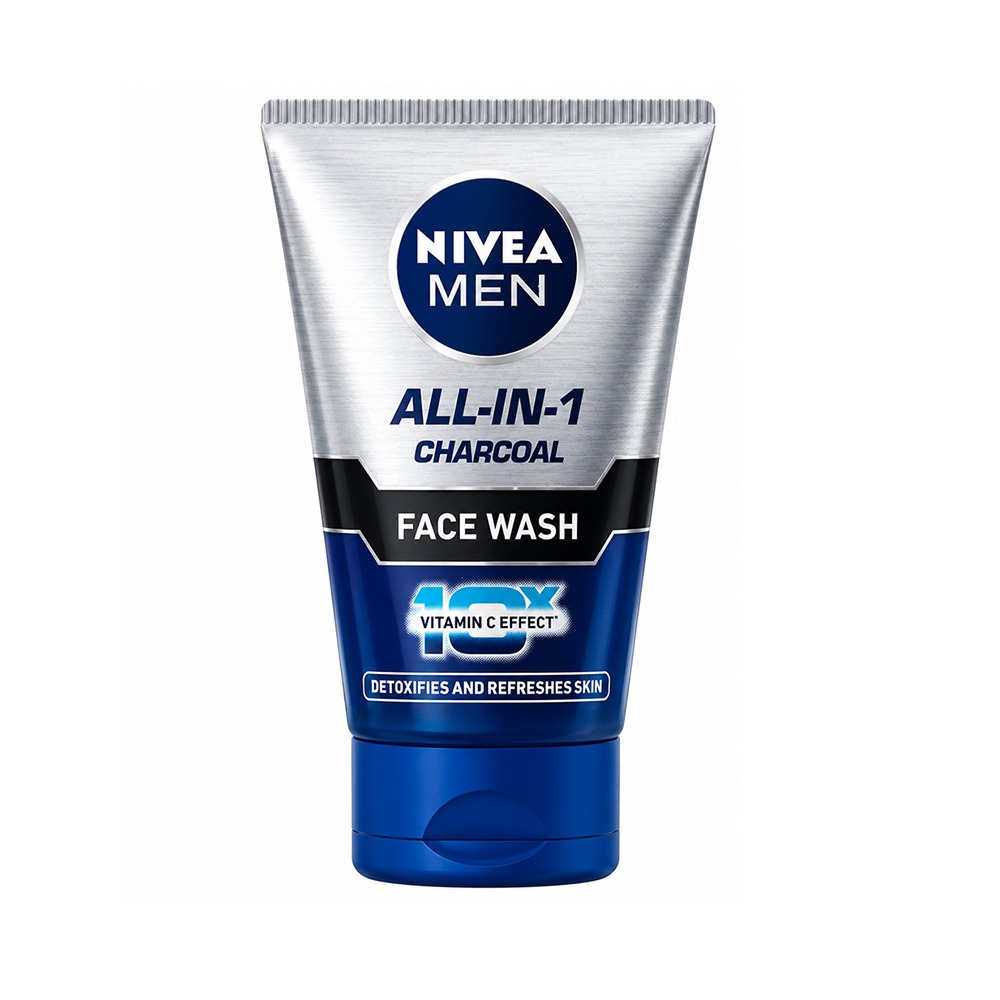 NIVEA MEN All-in-1 Charcoal Face Wash-100g