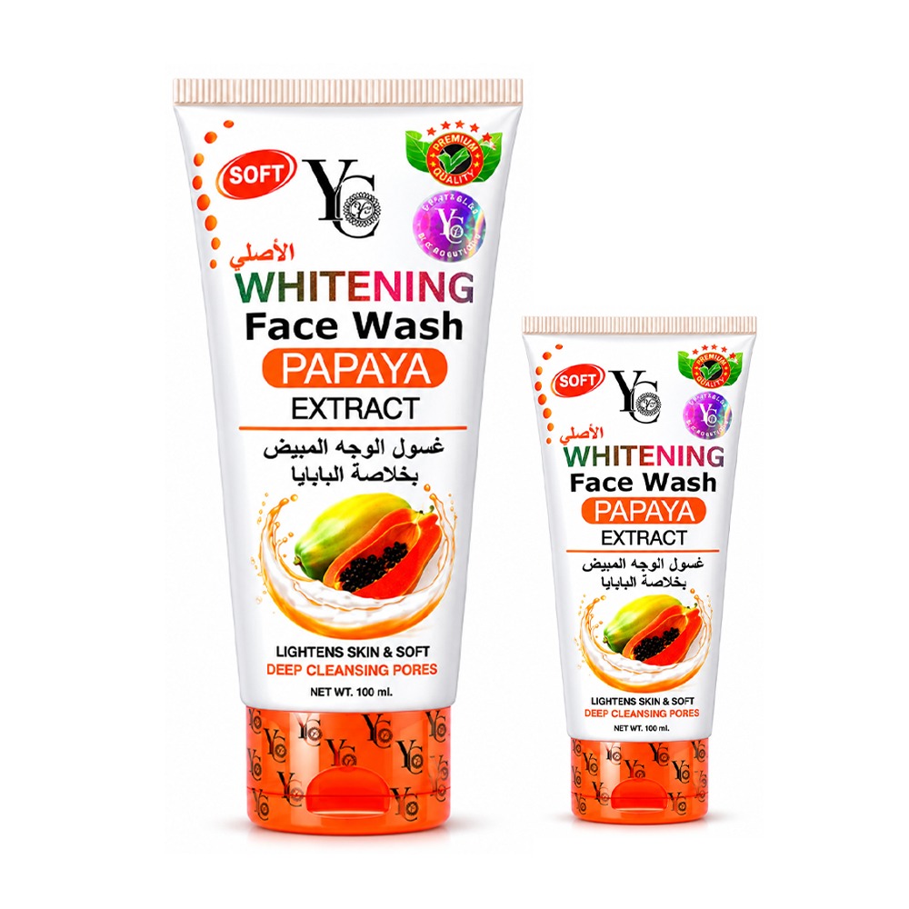 YC Papaya Extract Whitening Face Wash 100ml