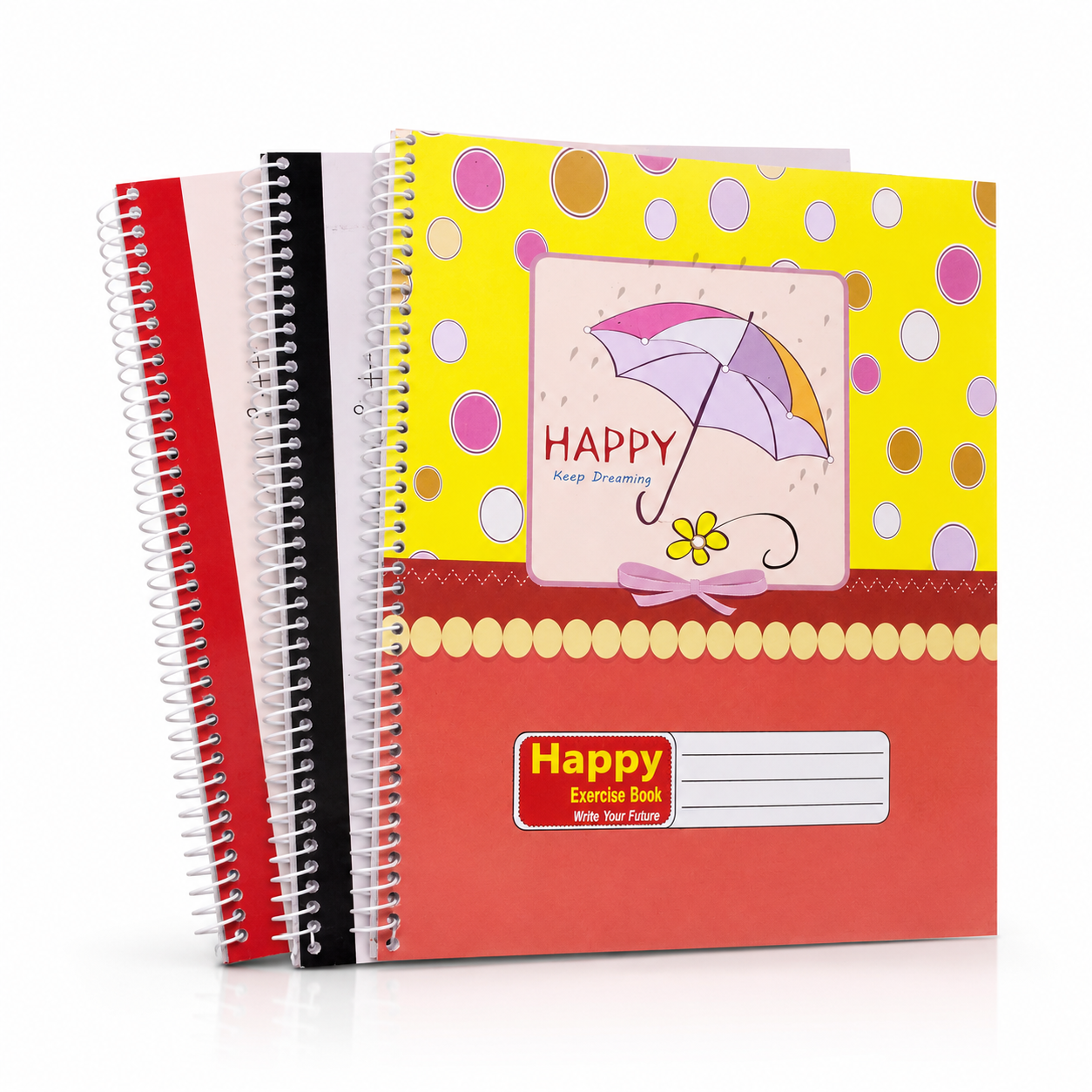 164 Page Happy Spyrial/Ring Exercise Book(khata)-Happy Products