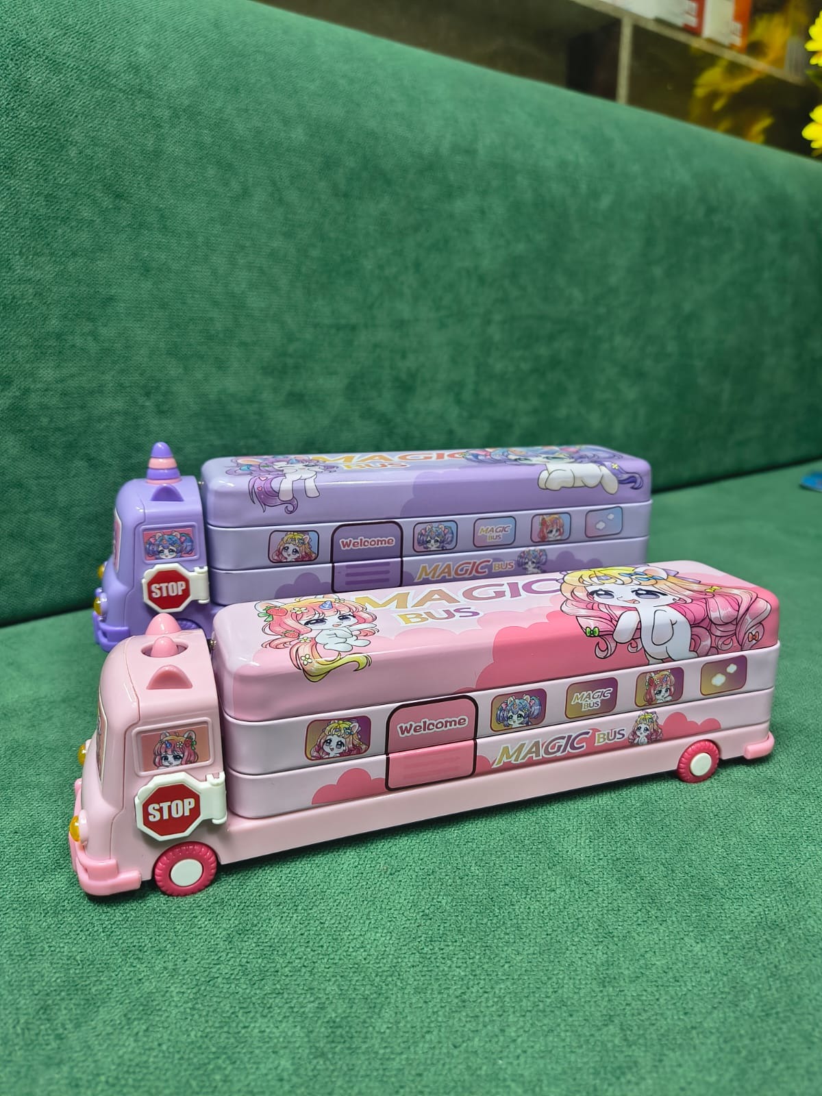 New Car Pencil Box Waterproof Large Capacity Pencilcase for Boys Metal Materials Pen Case Multifunction Stationery Box-Happy Products