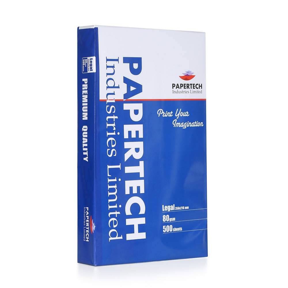 PAPERTECH Premium Legal Paper 80 GSM -(500 Sheets)