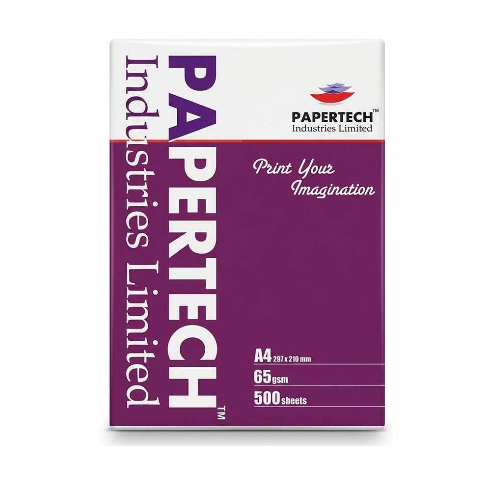 PAPERTECH A4 Paper 65 GSM -(500 Sheets)