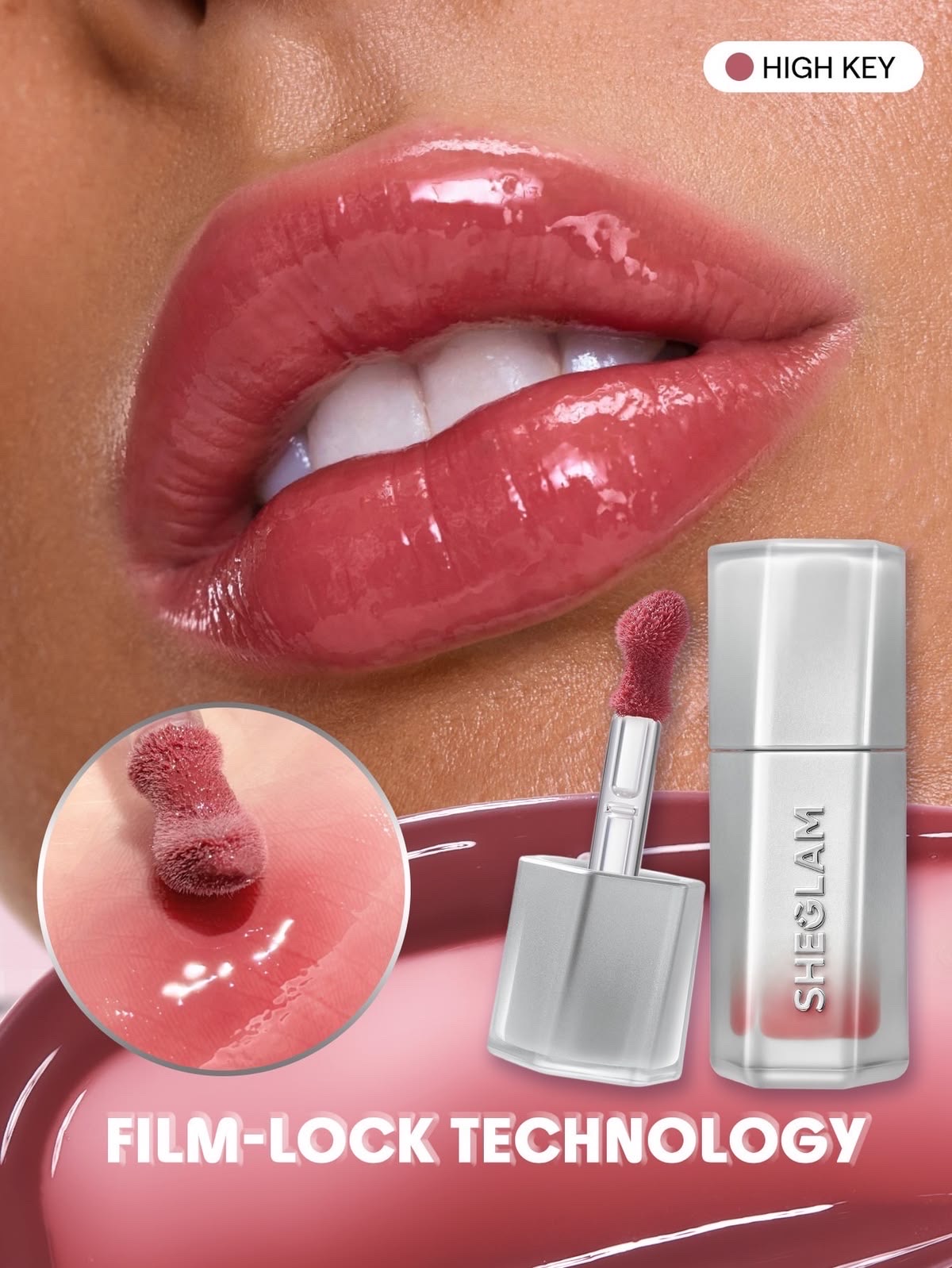 SHEGLAM Glass lock Tinted lip gloss (HIGH KEY) - Image 1