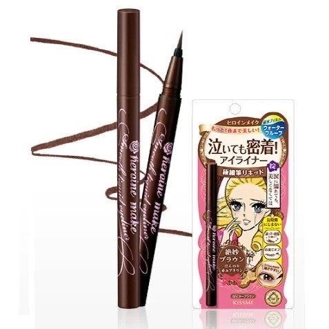 Heroine Make Smooth Liquid Eyeliner Super Keep 01 Urushi Black - Image 1