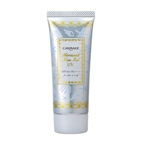 Canmake Mermaid Skin Gel UV02 White Makeup Base 02 White 41g - Image 1