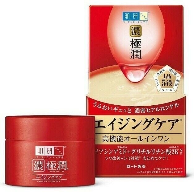 Hada Labo Gokujun Anti-aging Perfect All-in-One Gel 3.5 oz (100 g) - Image 1
