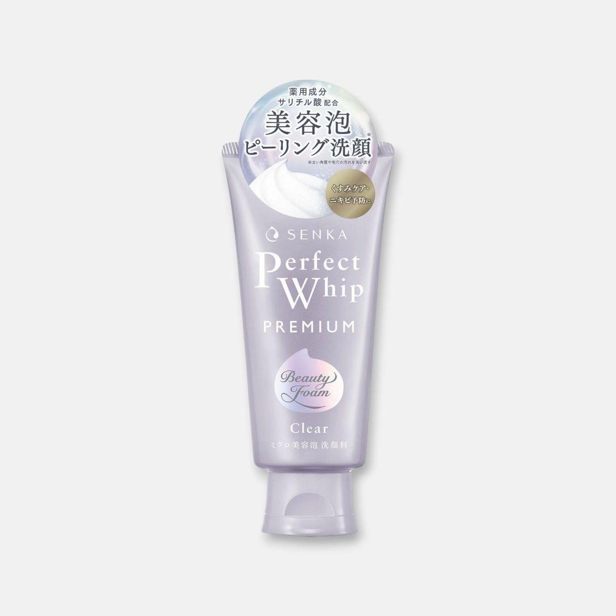 Senka Premium Perfect Whip, Clear, Facial Wash Whip 120 g - Image 1