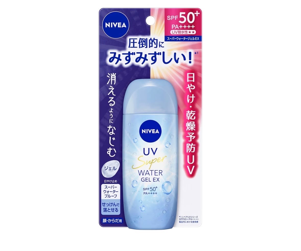 NIVEA UV Super Water Gel EX SPF50+ PA++++ (80g) - Image 1
