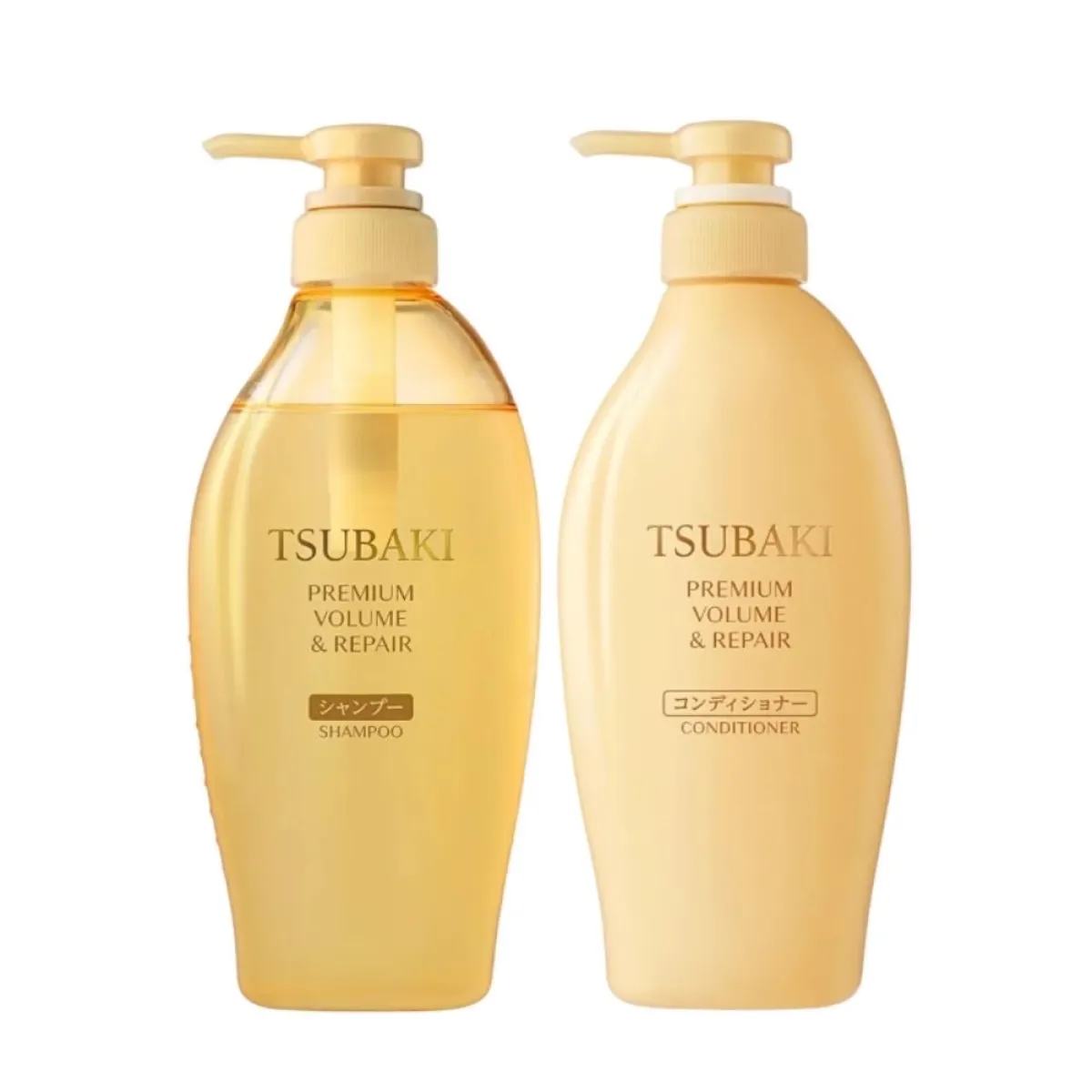 Tsubaki (TSUBAKI) Shampoo Conditioner Set Premium Volume & Repair (450ml+450ml) - Image 1