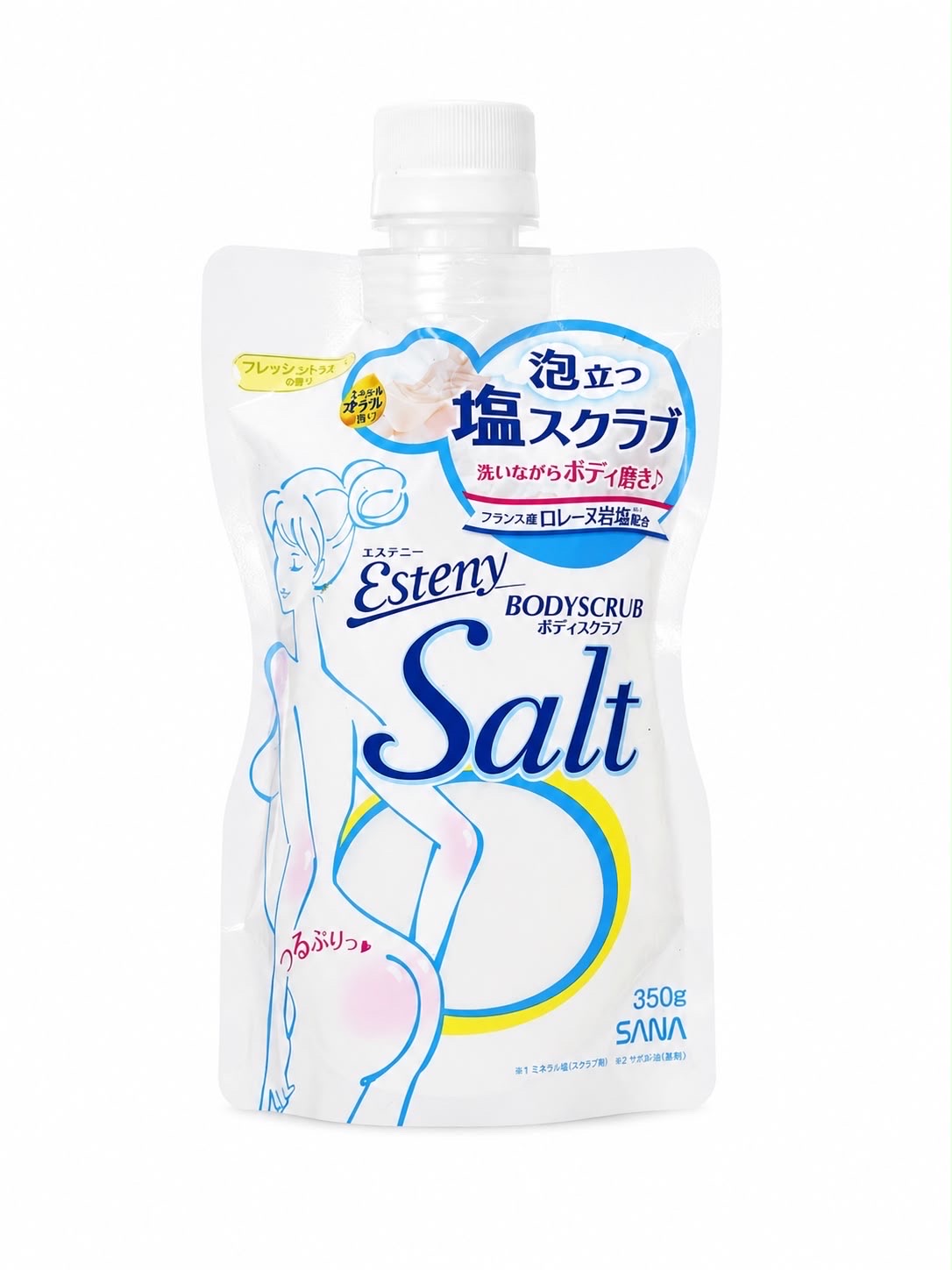 SANA Esteny Body Scrub Salt (350g) - Image 1