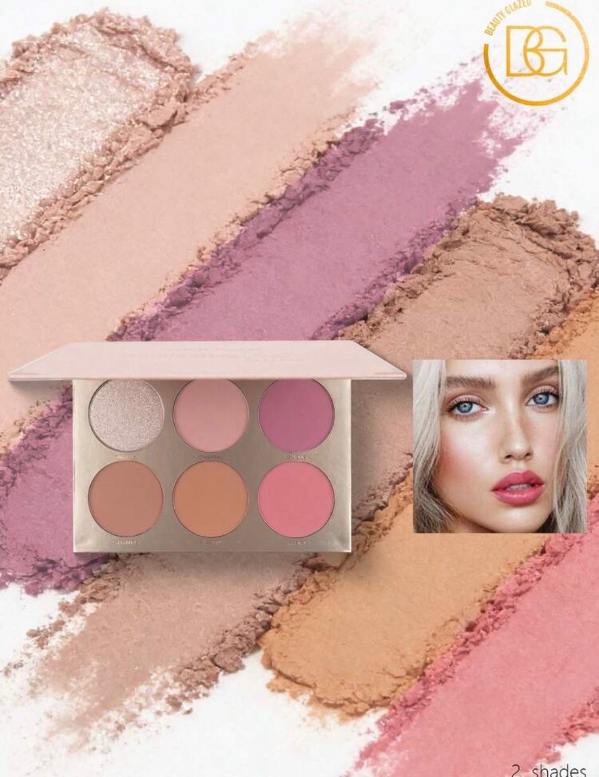 Beauty Glazed Illumination Blush pallet 6 shade - Image 2