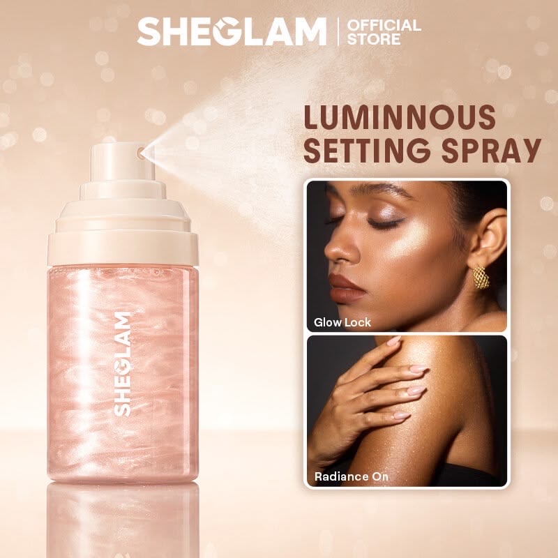 SHEGLAM Light Me Up Luminous Waterproof Makeup Long Lasting Setting Spray (55ml) - Image 2