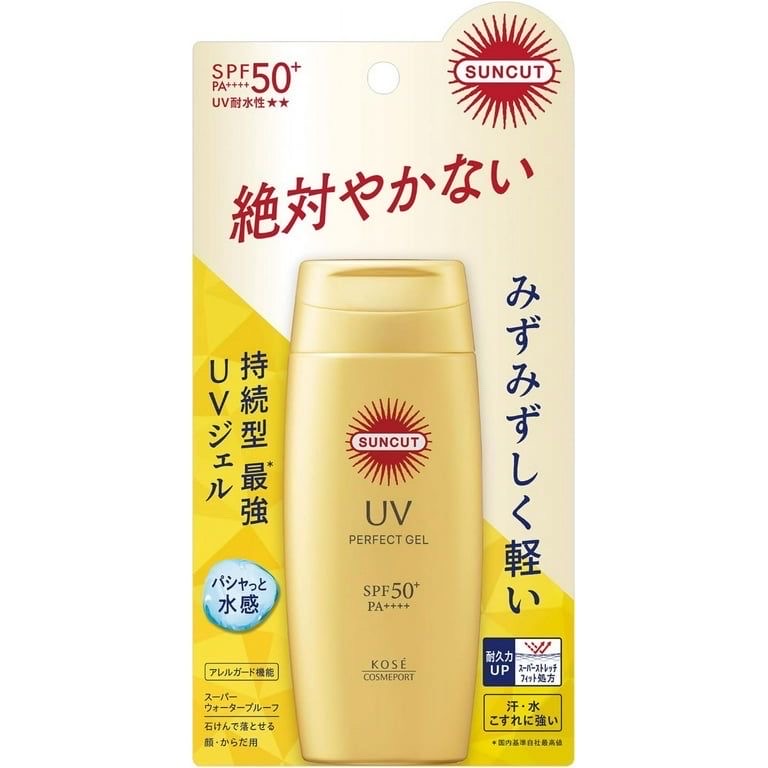 Suncut KOSE Perfect UV Gel SPF50+ PA++++ 120g Large Capacity Sunscreen - Image 1