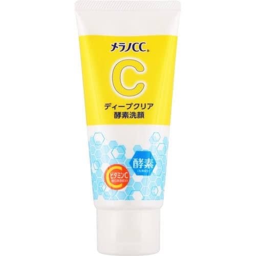 Melano CC Deep Clear Enzyme Facial Wash 130g Enzyme x Vitamin C Formula Facial Foam - Image 1