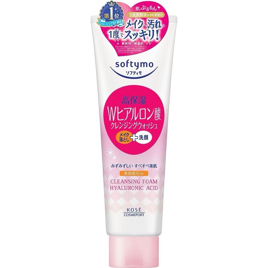 koseSoftymo foaming Cleansing Wash, Hyaluronic Acid 190 g - Image 1