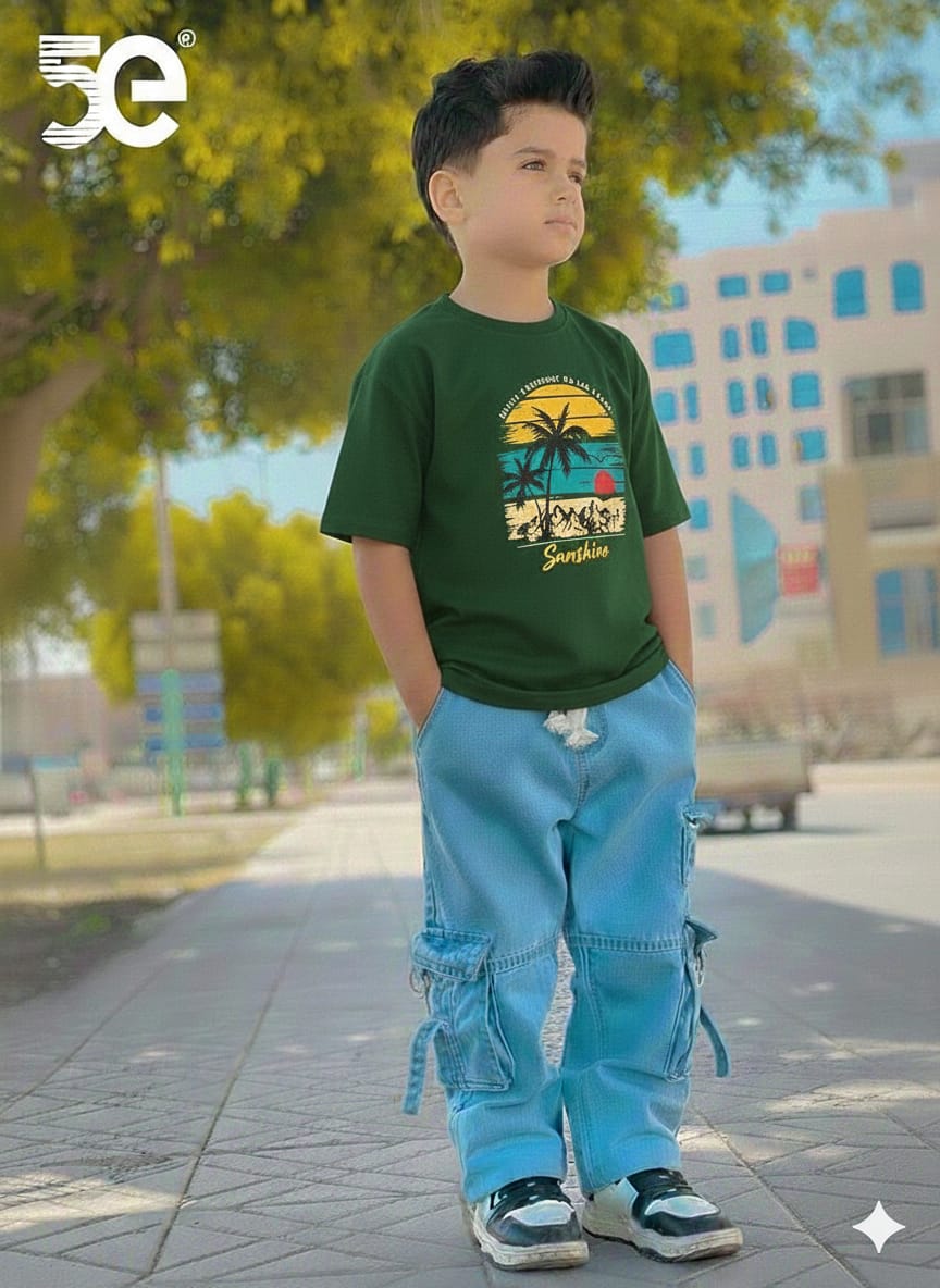 Boys Denim Pant and T-Shirt set_img_2
