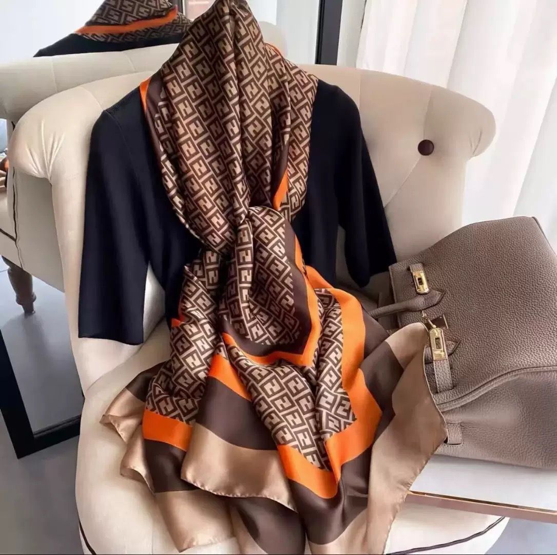 premium Luxury Satin Silk Scarf_img_16