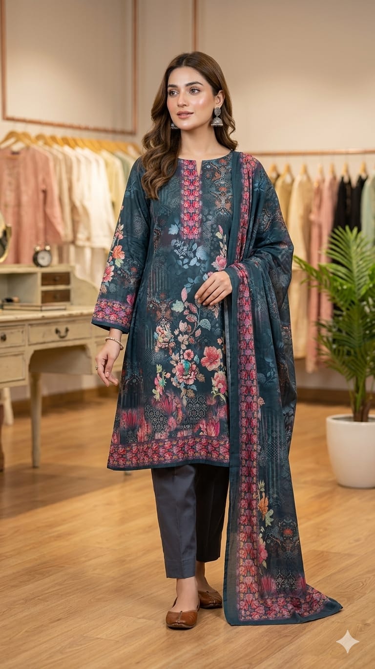 Pakistani Zam Zam Three Piece Unstitch_img_13