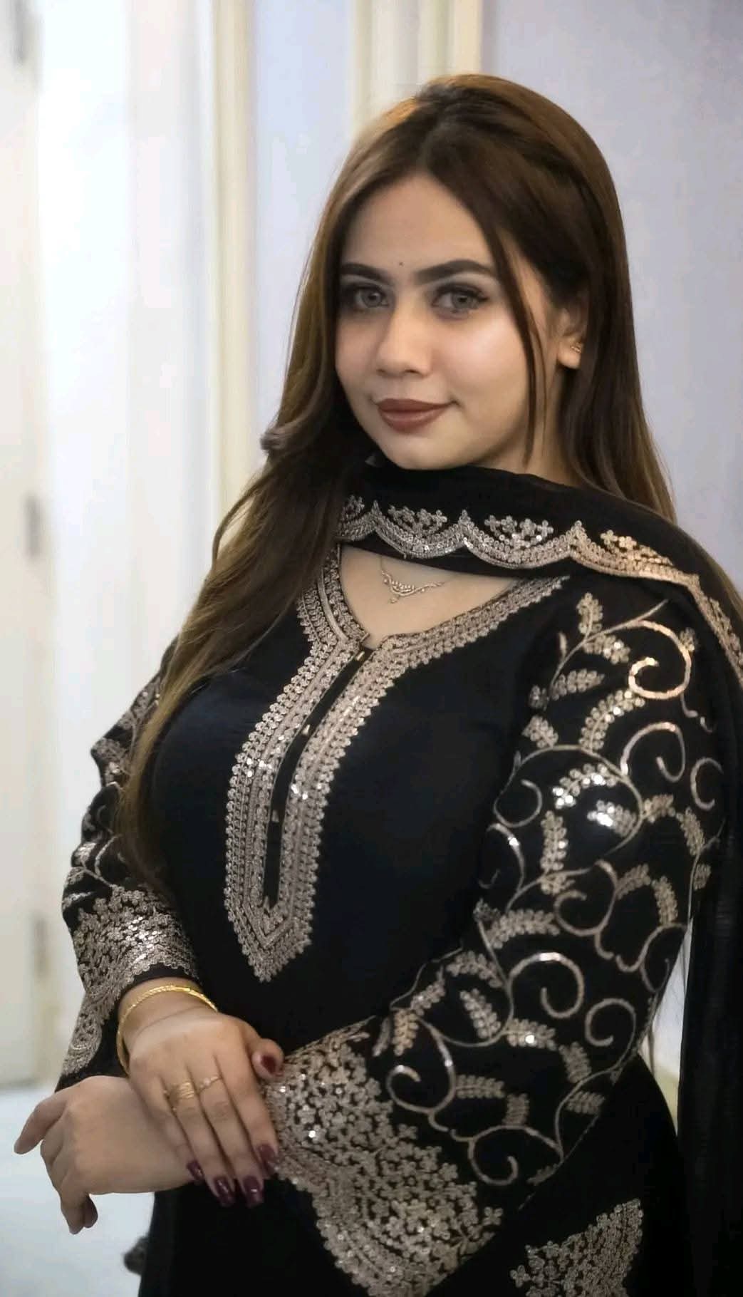 Premium Soft Jorjet With sequence embroidery Three Piece_img_10