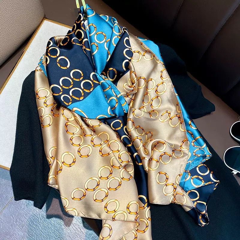 premium Luxury Satin Silk Scarf_img_3