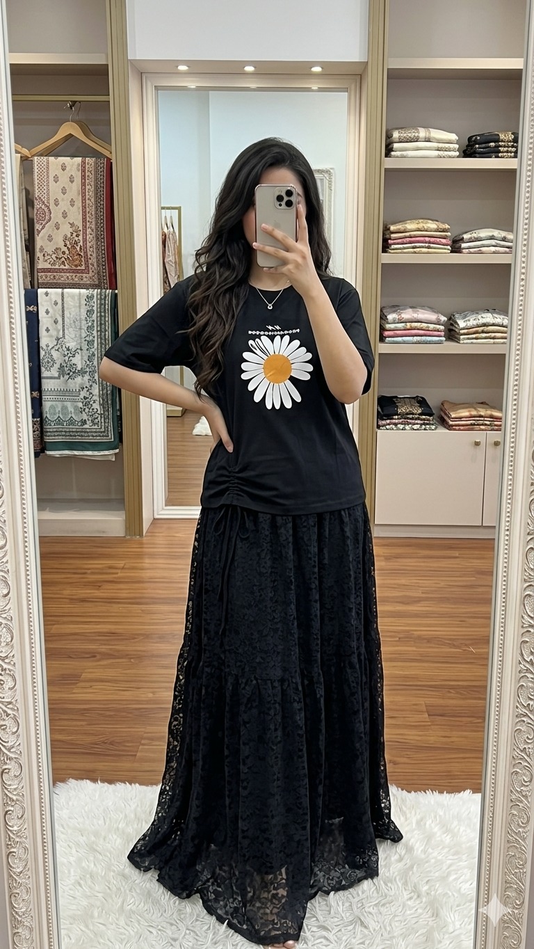 TShirt and Skirt Set_img_2