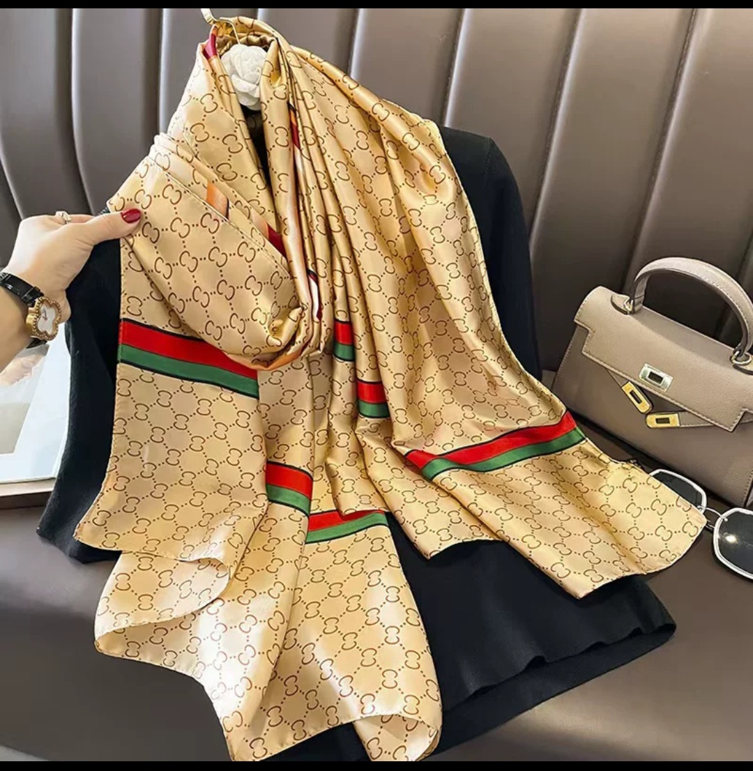 premium Luxury Satin Silk Scarf_img_1