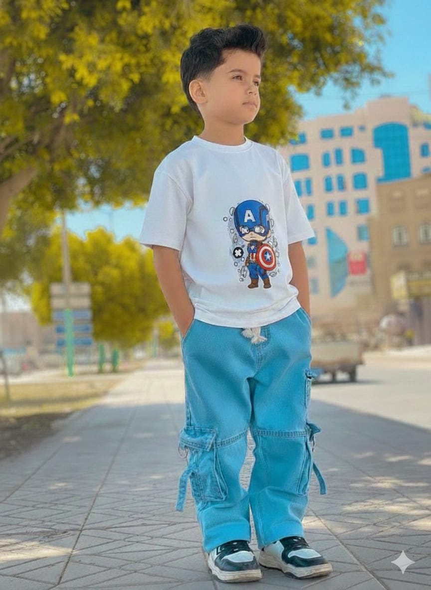 Boys Denim Pant and T-Shirt set_img_4