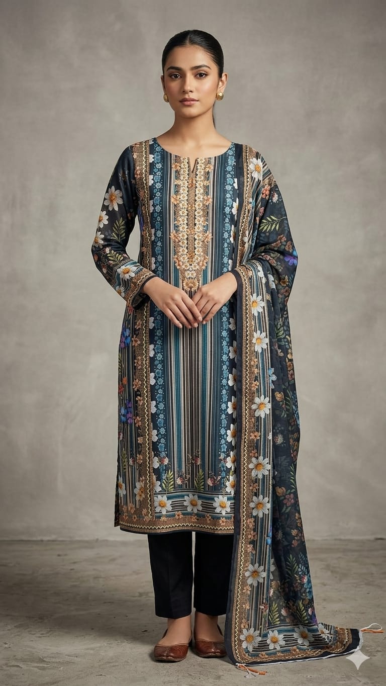 Pakistani Zam Zam Three Piece Unstitch_img_9