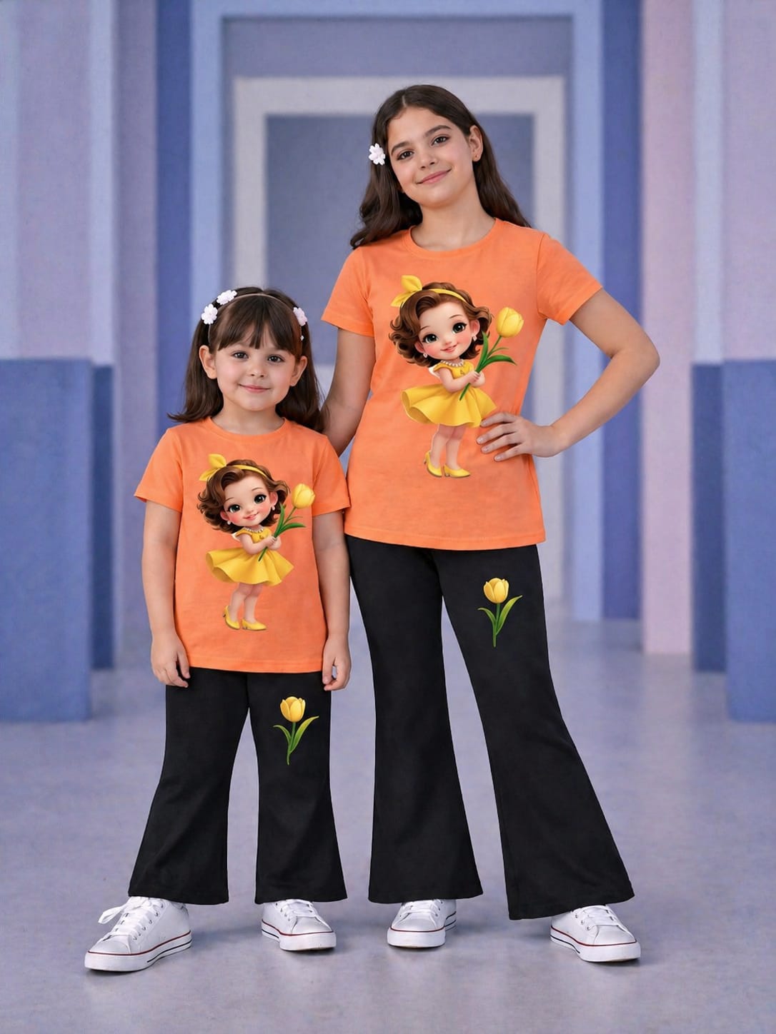 Half Sleeve T-shirt and Pant Set_img_3