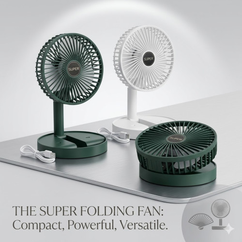 Rechargeable Supper Mini Foldable Fan
