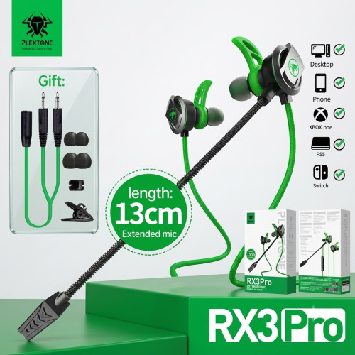 Plextone RX3 Pro Premium 13cm Long Mic Gaming Earphone_img_1