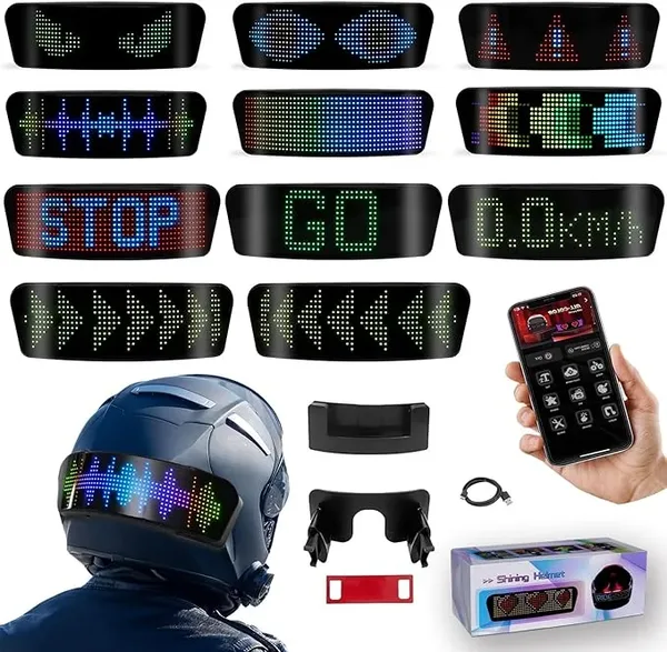 Helmet LED Back Light - High Resolution