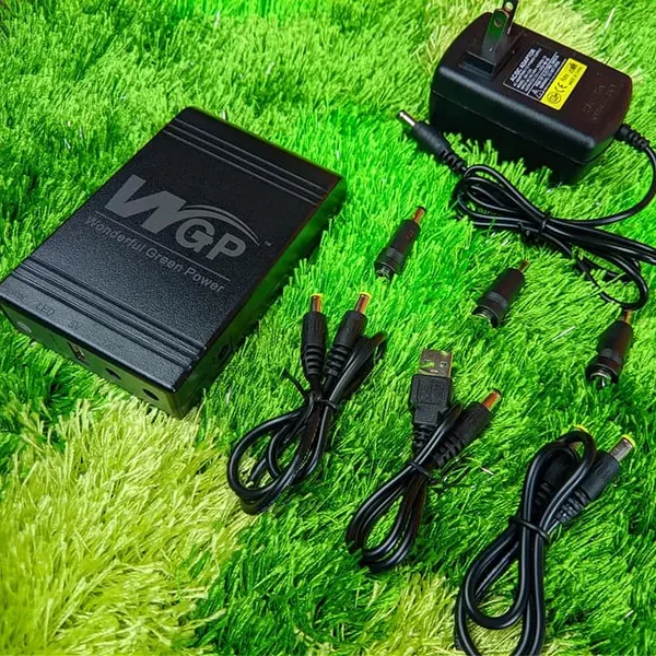 WGP mini UPS + GearUP Adapter Combo Pack (5/9/12V- 8800mAh + 12/3A)