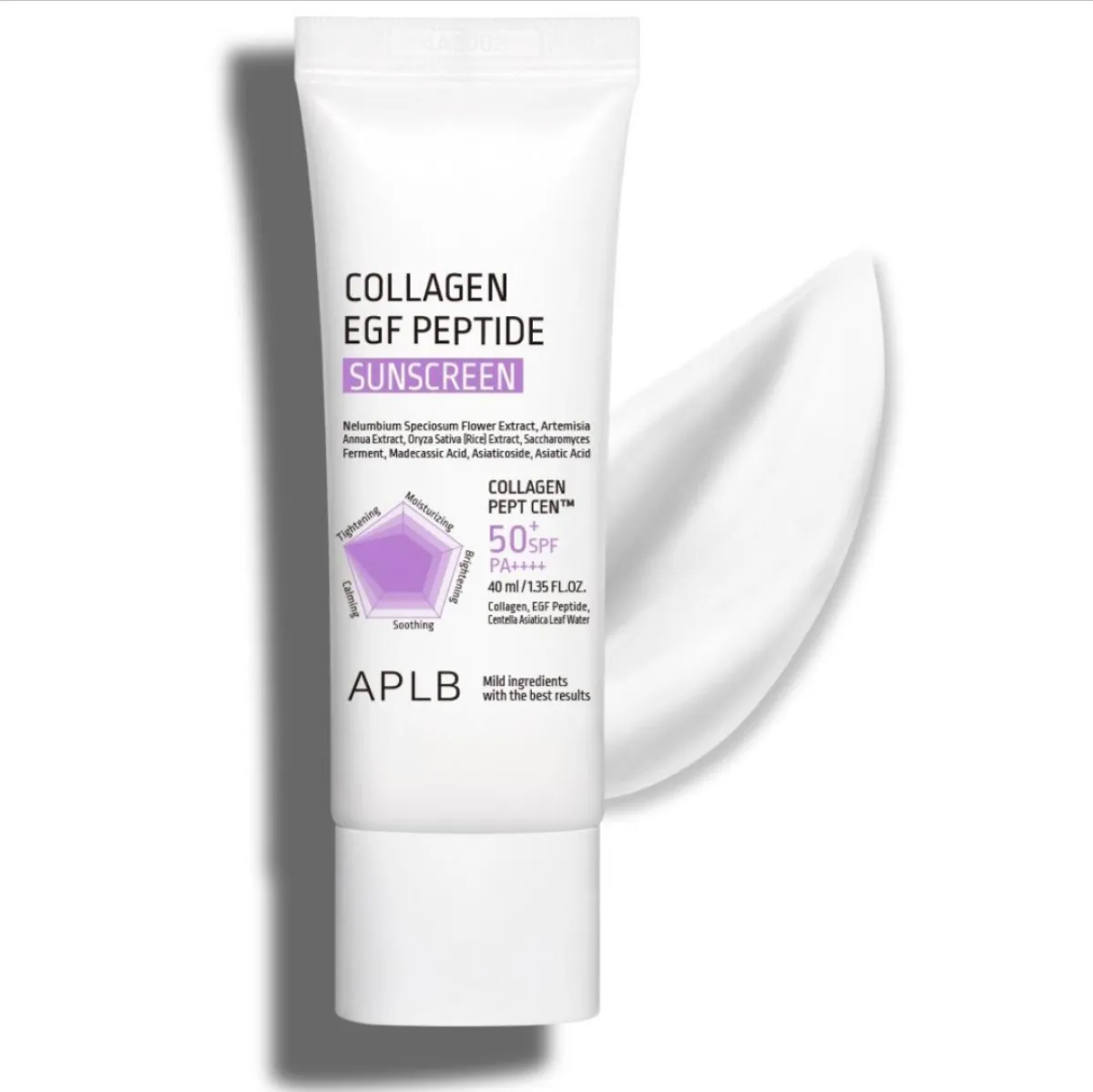 APLB Collagen EGF Peptide Sunscreen SPF50+ 40 ml