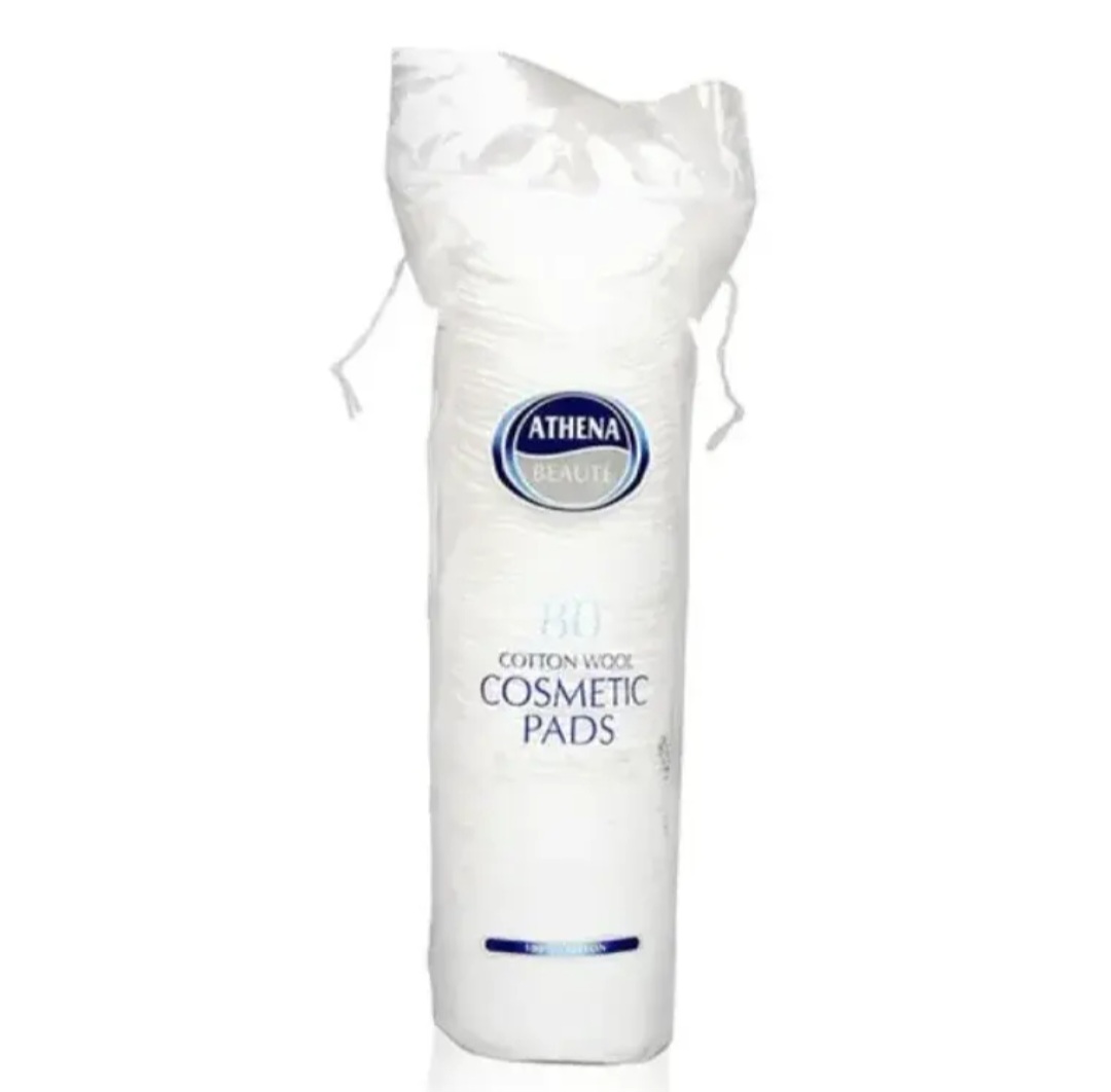Athena Cotton Wool Cosmetic Pads (80 pads)