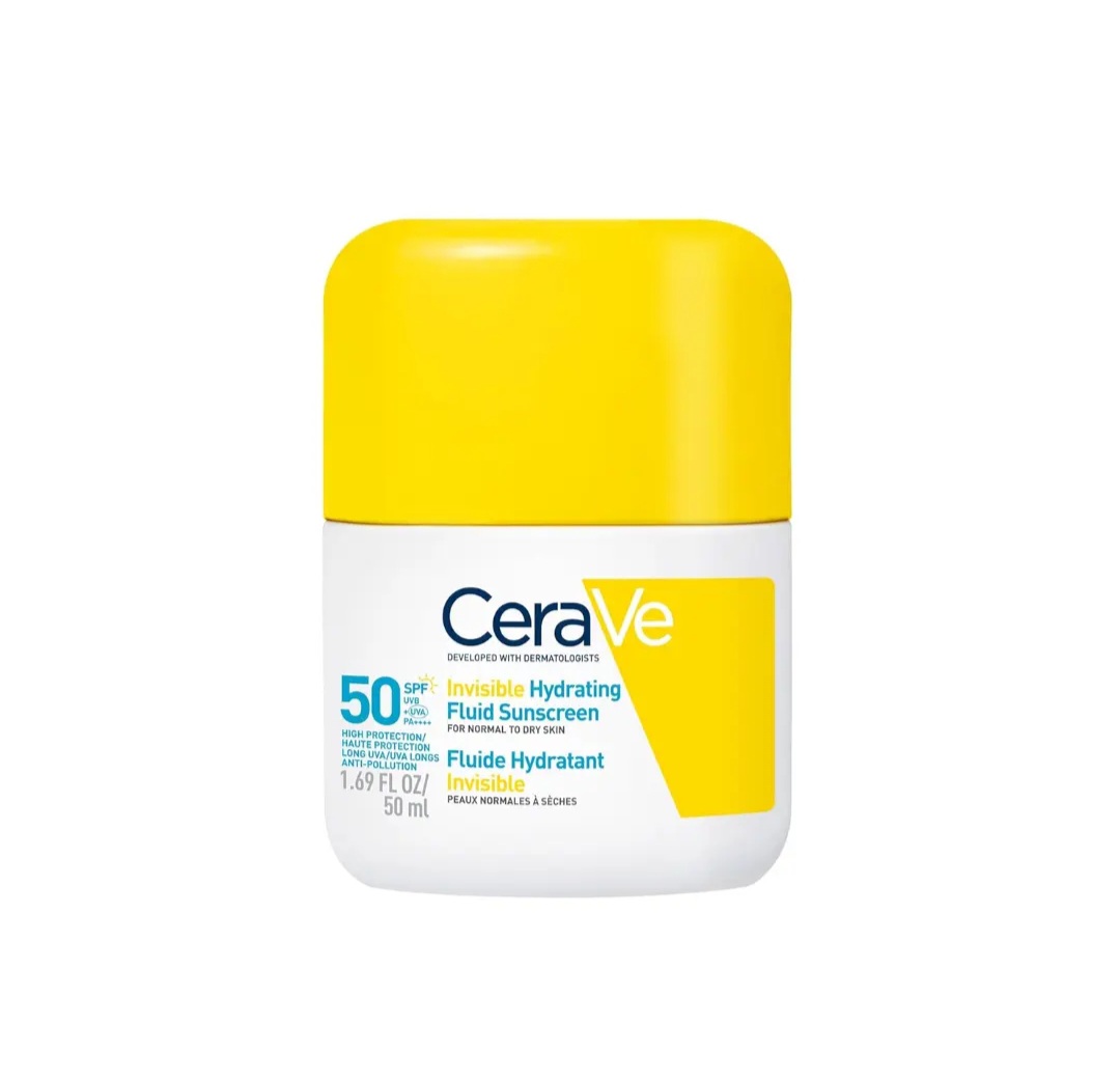 CeraVe Invisible Hydrating Fluid Sunscreen SPF50 50 ml